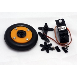 Roda dan Servo 360° DS04-NFC