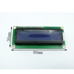 Arduino IIC/I2C Serial LCD 1602 blue